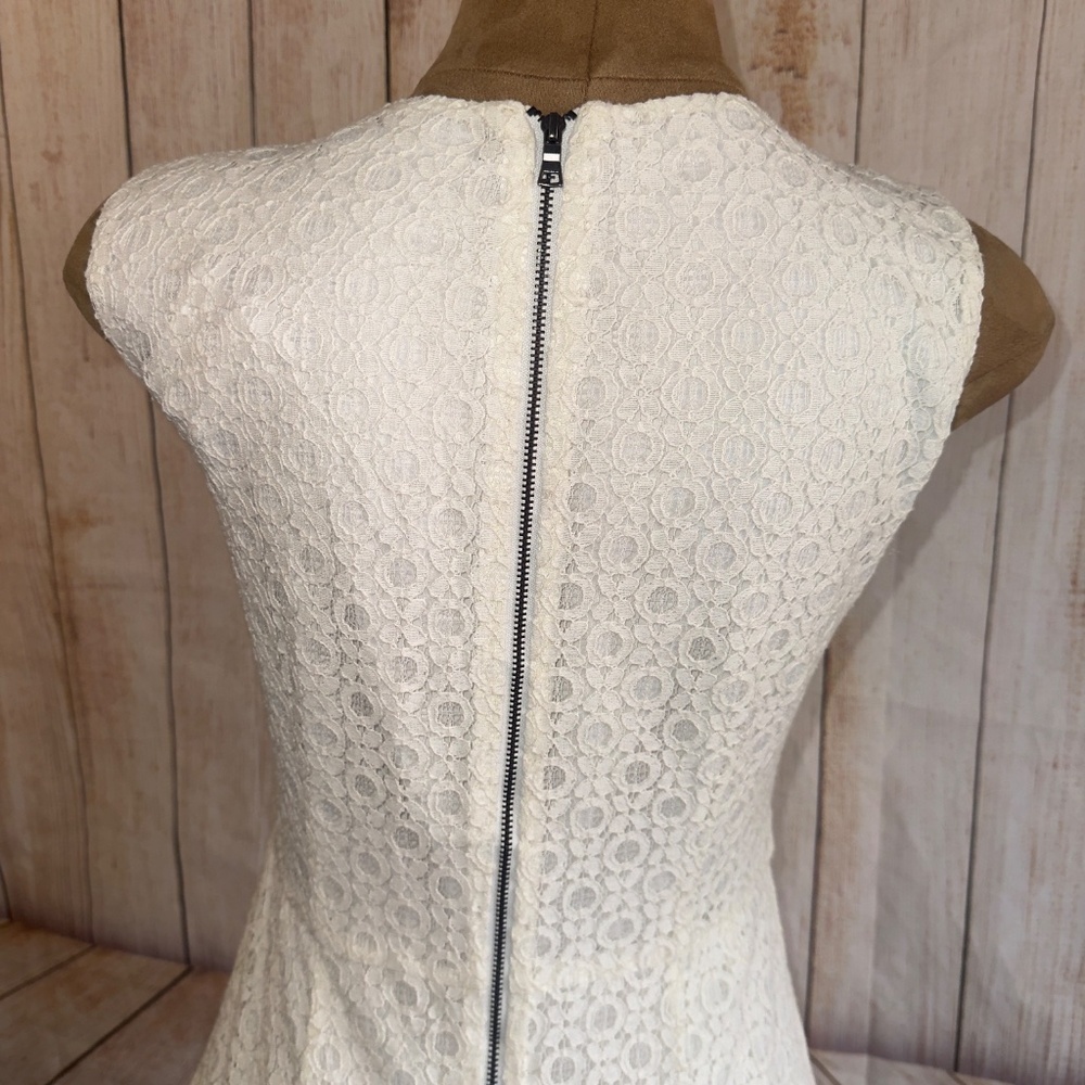 NWT TAHARI ANGEL CREAM WHITE LACE OVERLAY DRESS- Women’s Sz 8 $248​​ - Picture 7 of 12